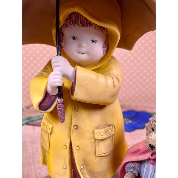 Special Friends "Sarah and Chester" Waiting in the rain #16, 1998, handpainted, - Picture 12 of 17